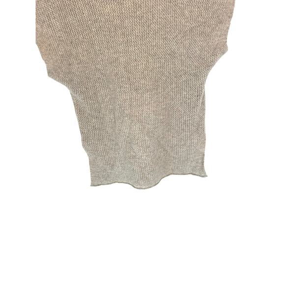 Sundance Gray Knit Crew Neck Pullover Short Sleeve Cashmere Sweater Size Medium - Picture 5 of 8